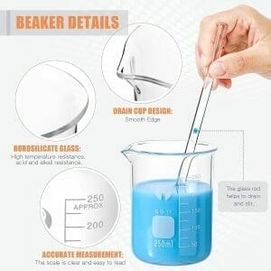 Beaker para laboratorio 50 ml